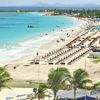 Saint Martin, Orient Bay beach, view from top