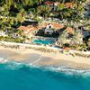 Saint Martin, Plum Bay beach, hotel aerial view