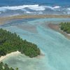 Tuvalu, Funafuti island, aerial view