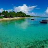 Tuvalu, Funafuti island, clear water
