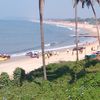 Goa, Sinquerim beach, view from top