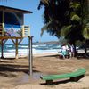 Hawaii, Maui, Fleming Beach, lifeguard tower