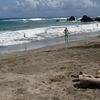 Hawaii, Maui, Hamoa beach, dark sand