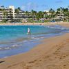 Hawaii, Maui, Kaanapali beach, water edge