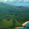 Hawaii, Maui, Makena beach, volcano