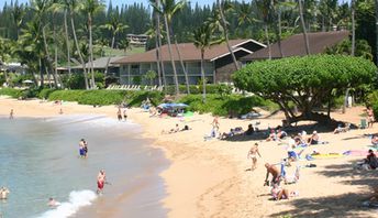 Hawaii, Maui, Napili Bay beach