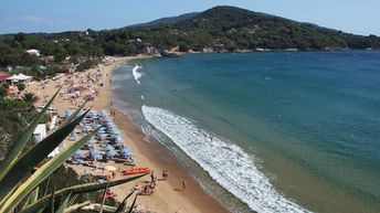 Italy, Tuscany, Elba, Lido di Capoliveri beach