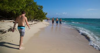 Jamaica, Lime Cay island, beach