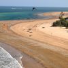 Kenya, Mambrui beach, kitesurfing at Che Shale