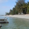 Kenya, Msambweni, Mbuyu Beach, view from water