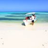 Los Roques, Cayo Madrisqui beach, boat