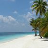 Maldives, Ari atoll, Mirihi island, beach