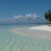 Panama, San Blas, Isla Chichime beach, clear water