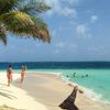 Panama, San Blas, Isla Pelicano, beach