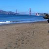 San Francisco, China Beach, wet sand