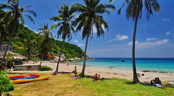 Thailand, Koh Tao, Ao Leuk beach