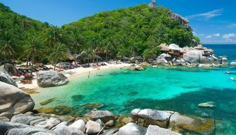 Thailand, Koh Tao, Jansom Bay beach