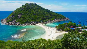 Thailand, Koh Tao, Nangyuan beach