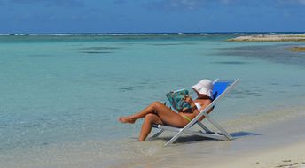 Venezuela, Los Roques, Cayo Vapor beach