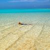 Yurigahama beach, shallow water