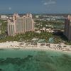 Багамы, Отель Атлантис, пляж, вид сверху