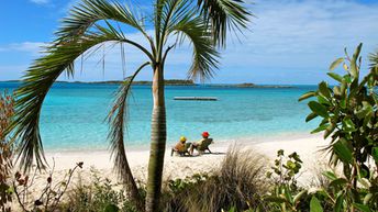 Bahamas, Exuma, Highbourne Cay, beach