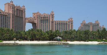Bahamas, Nassau, Atlantis Paradise Island, towers