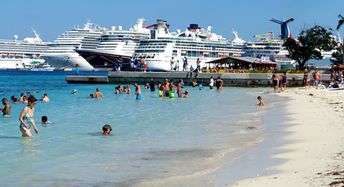 Bahamas, Nassau, Junkanoo beach