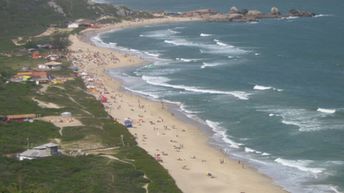 Brazil, Florianopolis, Praia Mole beach