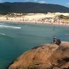 Brazil, Santa Catarina, Praia da Joaquina beach