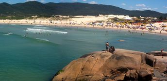 Brazil, Santa Catarina, Praia da Joaquina beach