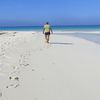 Exuma, Shroud Cay beach, wet sand