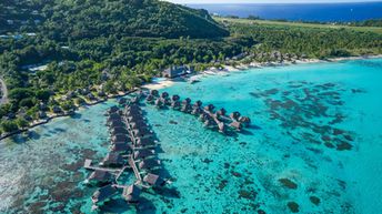 French Polynesia, Moorea, Sofitel Resort beach