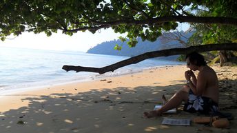 Malaysia, Tioman, Air Batang beach