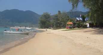 Malaysia, Tioman, Tekek beach