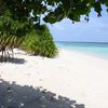 Maldives, Vaavu, Thinadhoo beach