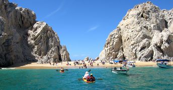 Mexico, Cabo San Lucas, Playa del Amor beach