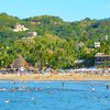 Mexico, Sayulita beach, view from water