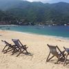 Mexico, Yelapa beach, chairs