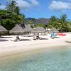 Moorea, Hilton Moorea beach, tiki huts