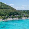 Moorea, Sofitel beach, view from water