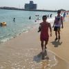 South Korea, Gyeongpo beach, water edge