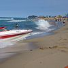 South Korea, Naksan beach, boat