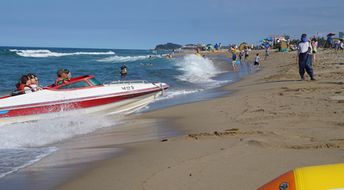 Южная Корея, Пляж Наксан, лодка