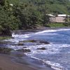 Tahiti, Lafayette beach, black sand