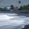 Tahiti, Taharuu beach, palms