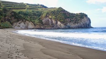 Azores, Sao Miguel, Praia dos Moinhos beach