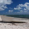 Grand Cayman, Bodden beach, boat