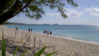 Grand Cayman, Governor's Beach, fence