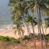 Индия, Гоа, Пляж Кабо-де-Рама, вид сверху